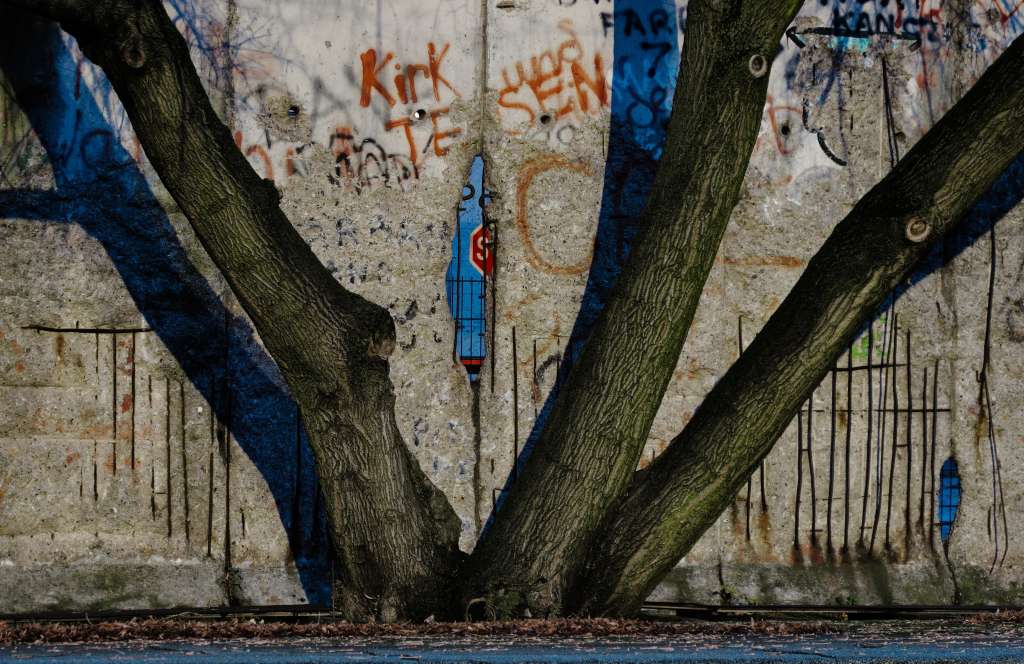Spalt in der Berliner Mauer